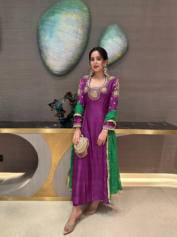 AMARA PURPLE ANARKALI