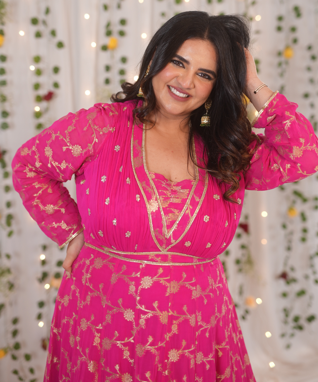 Prableen’s Hot Pick - Hot Pink Anarkali