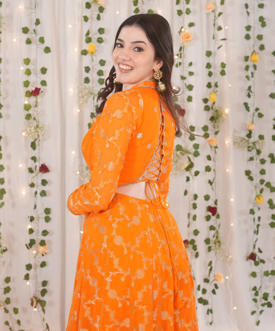 Aastha’s Hot Pick - Orange Anarkali