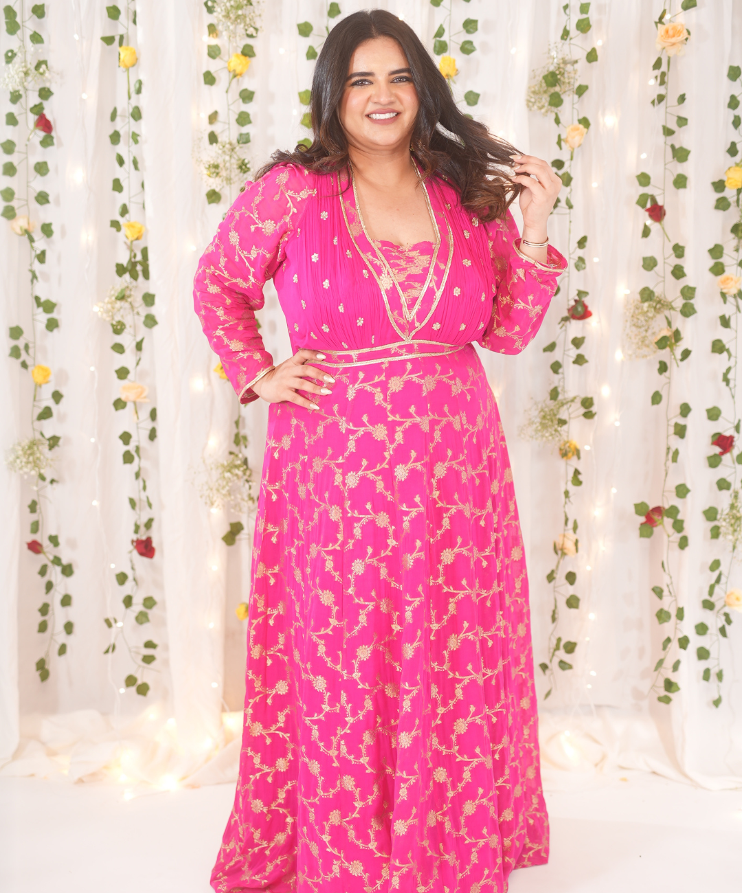 Prableen’s Hot Pick - Hot Pink Anarkali