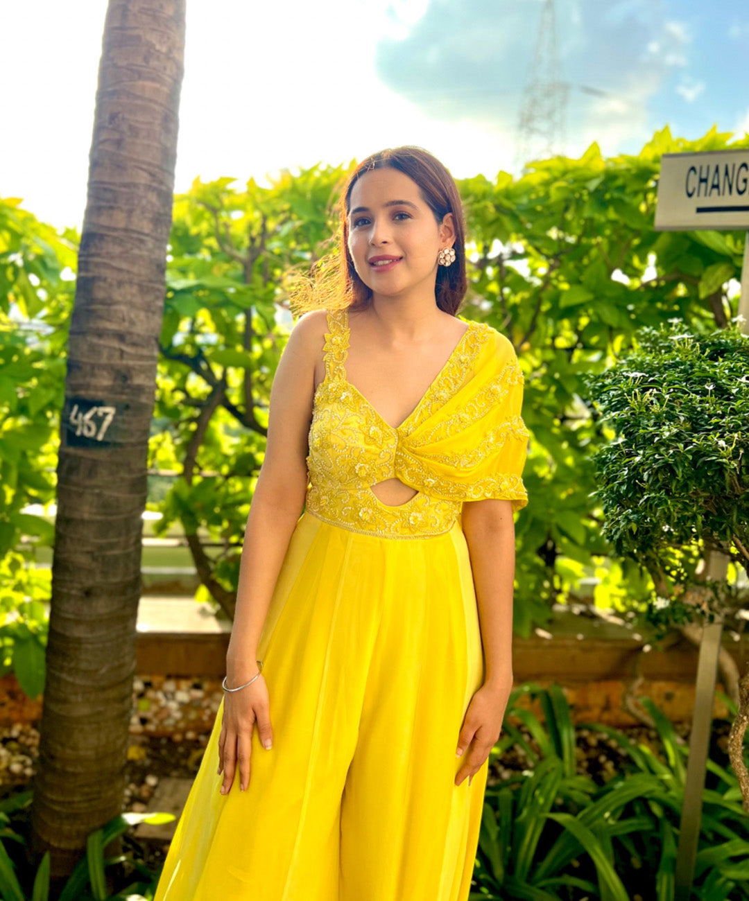 Azalea Yellow Jumpsuit