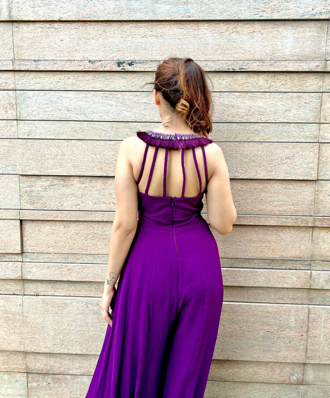 Aubergine Purple Jumpsuit