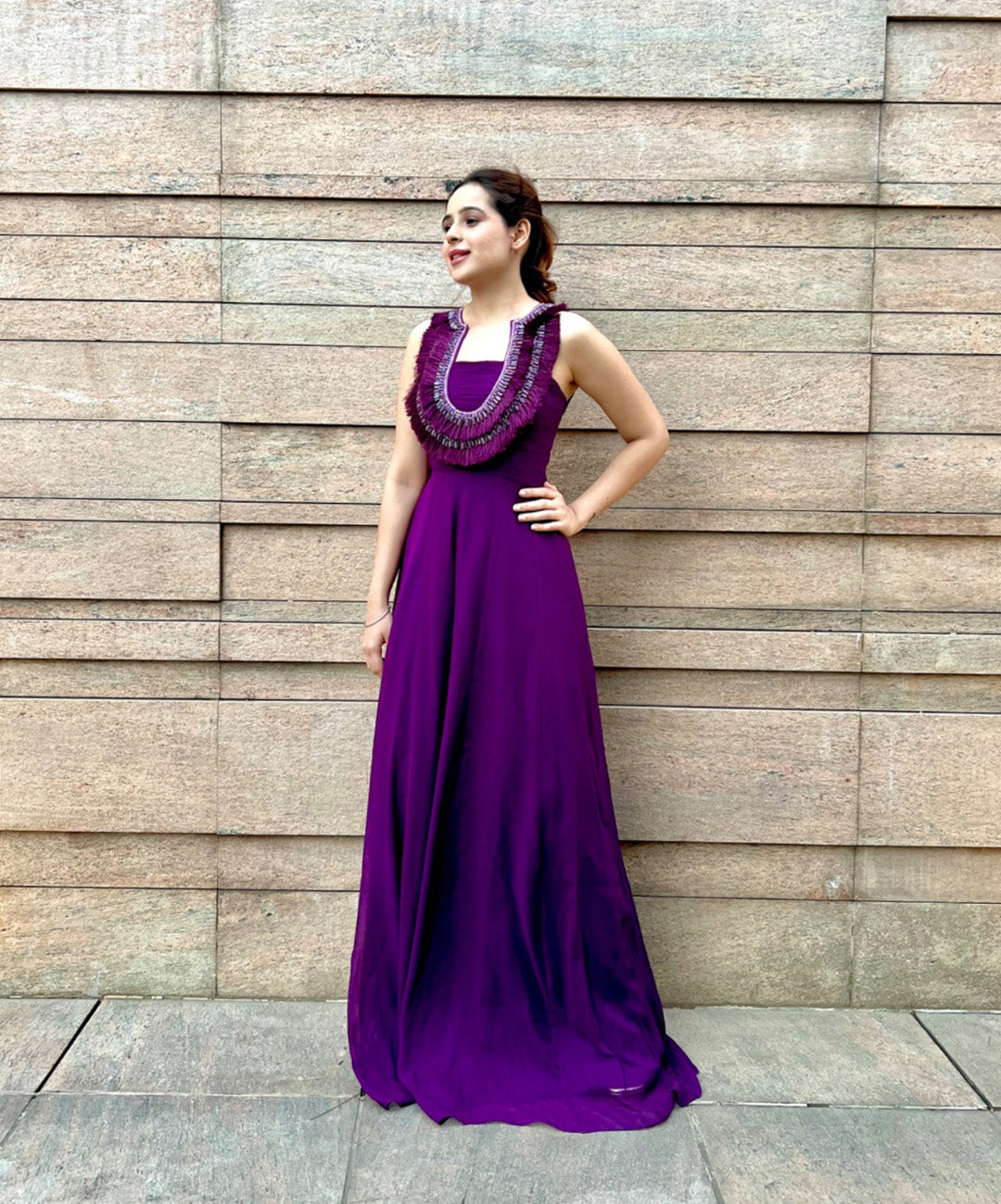 Aubergine Purple Jumpsuit